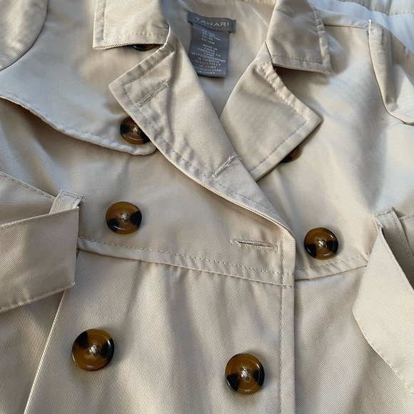 Tahari Kids Cream Pea Coat - Picture 9 of 11